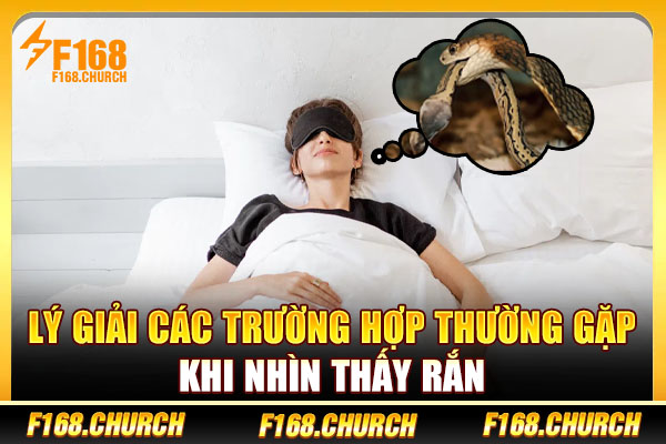 Lý giải các trường hợp thường gặp khi nhìn thấy rắn Lý giải các trường hợp thường gặp khi nhìn thấy rắn